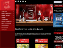 Tablet Screenshot of glasfoto.com